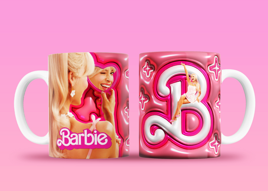 Tazas 3D Barbie 10