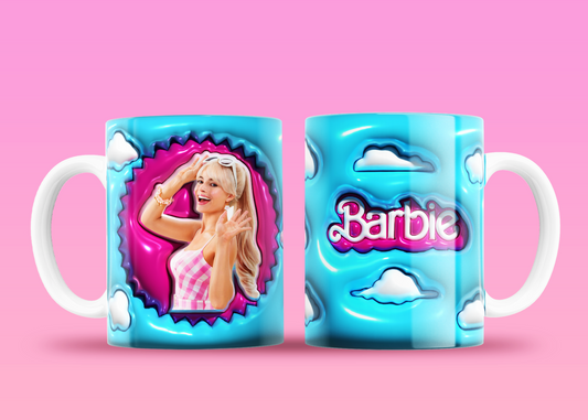 Tazas 3D Barbie 1