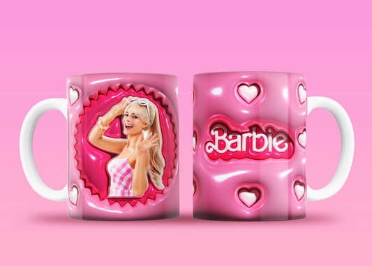 Tazas 3D Barbie 2