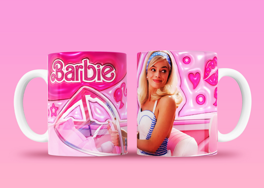 Tazas 3D Barbie 3
