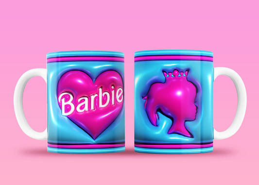 Tazas 3D Barbie 4