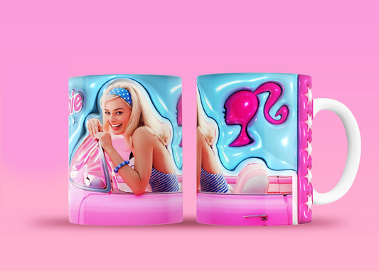 Tazas 3D Barbie 6
