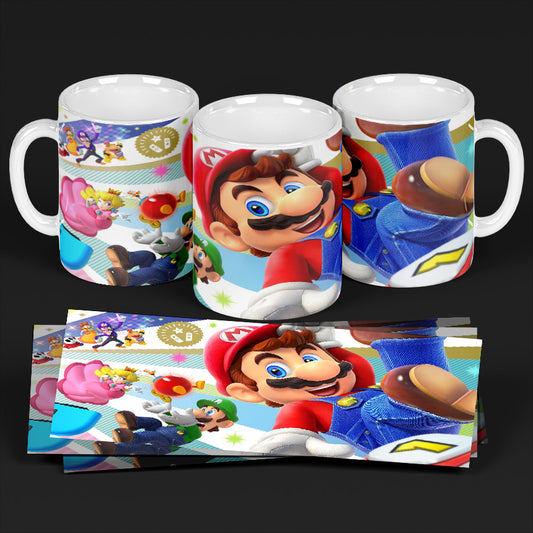 Tazas Personalizadas Mario Team